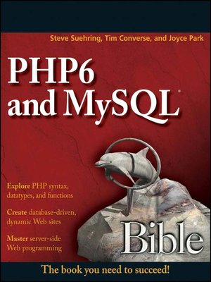 cover image of PHP6 and MySQL Bible